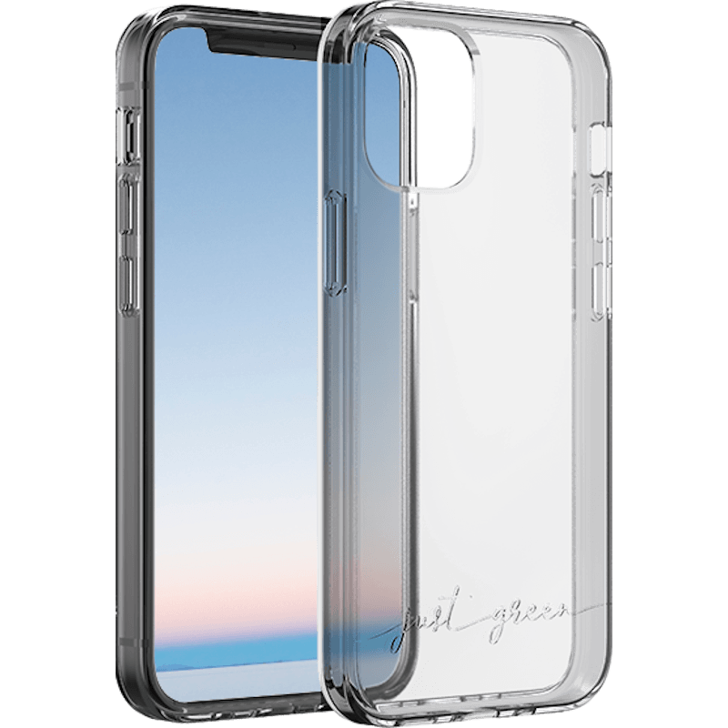 Etui Just Green Bio iPhone 12 Mini transparentne
