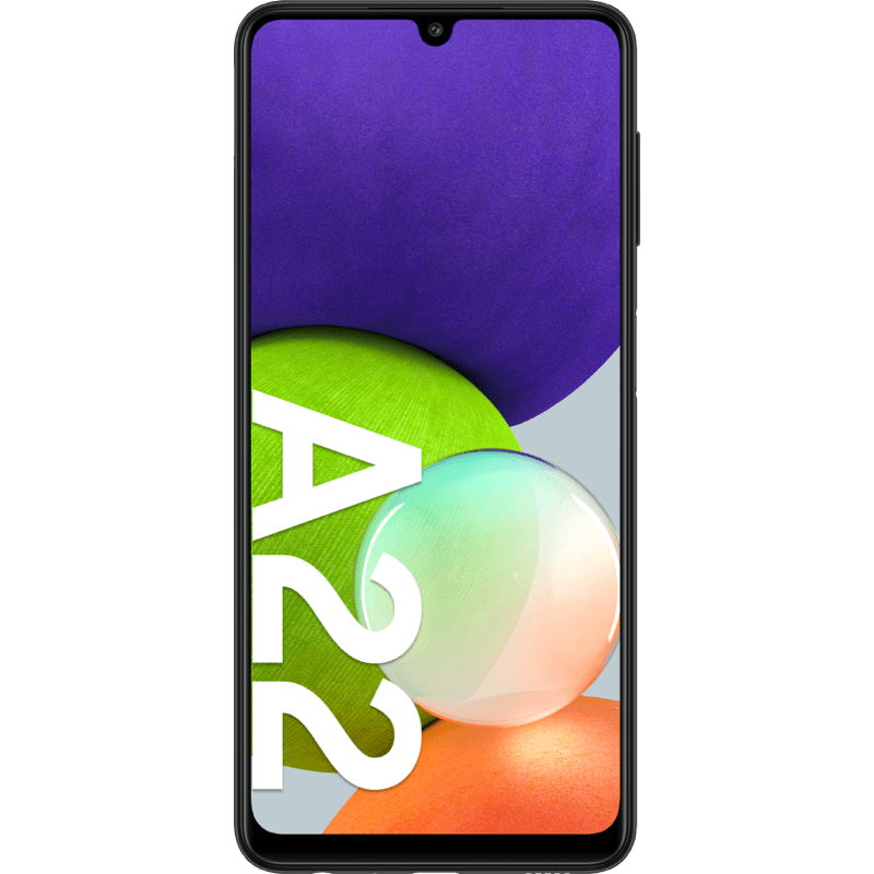Samsung Galaxy A22 64GB czarny front
