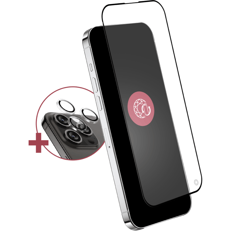 Szkło ochronne Ekran + Kamera Force Glass Original iPhone 16 PRO MAX BB szkło główne i na kamerę