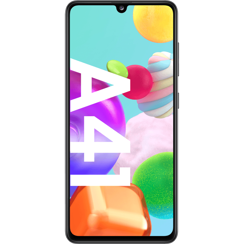 Samsung Galaxy A41 czarny front