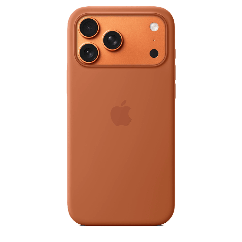 Etui iPhone 17 Pro Max Silicone Case with MagSafe pomarańczowe tył