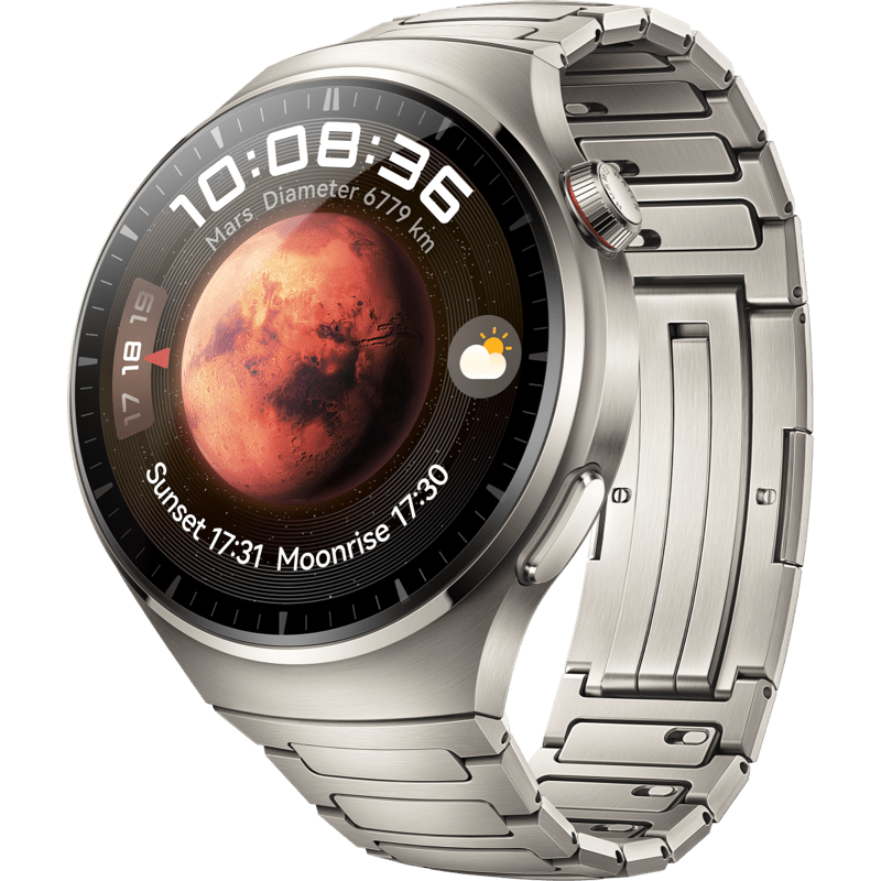 Huawei Watch 4 Pro Elite eSIM tytanowy front lewy obrot