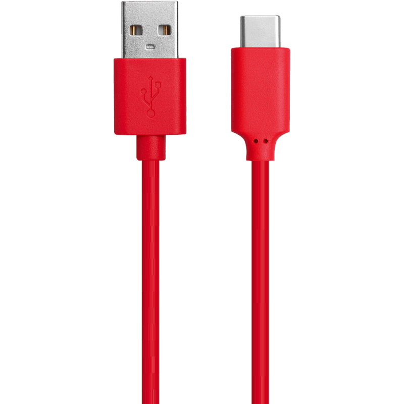 Kabel do ładowania, WOW, USB C, 1m, CZERWONY