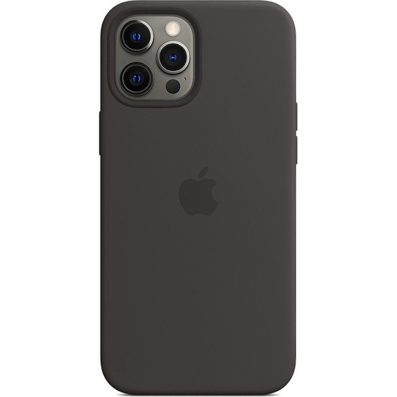 Etui Silicone Apple Case z MagSafe iPhone 12 Pro Max czarne