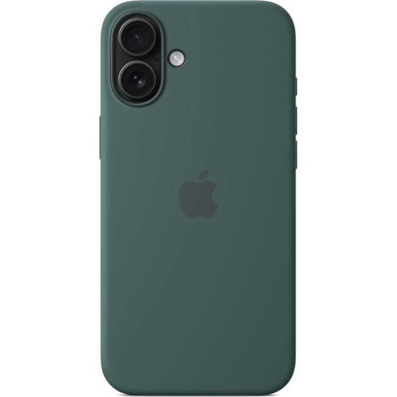 Etui iPhone 16 Plus Silicone Case with MagSafe lake green-zielony tył