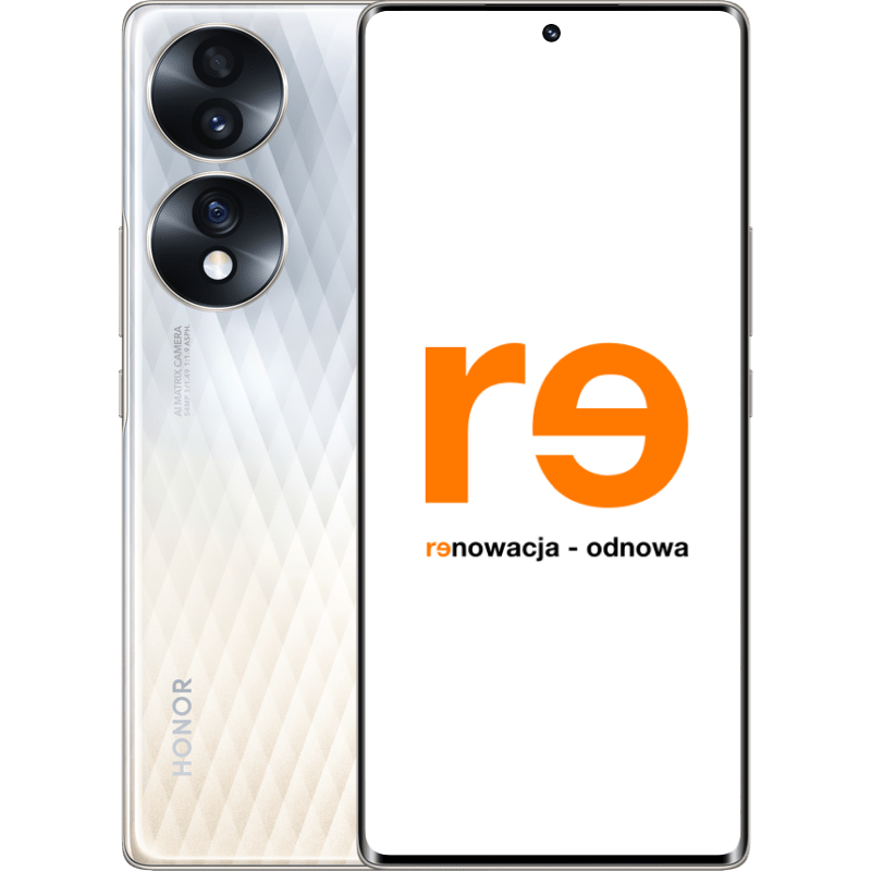 HONOR 70 5G 128GB - outlet srebrny front