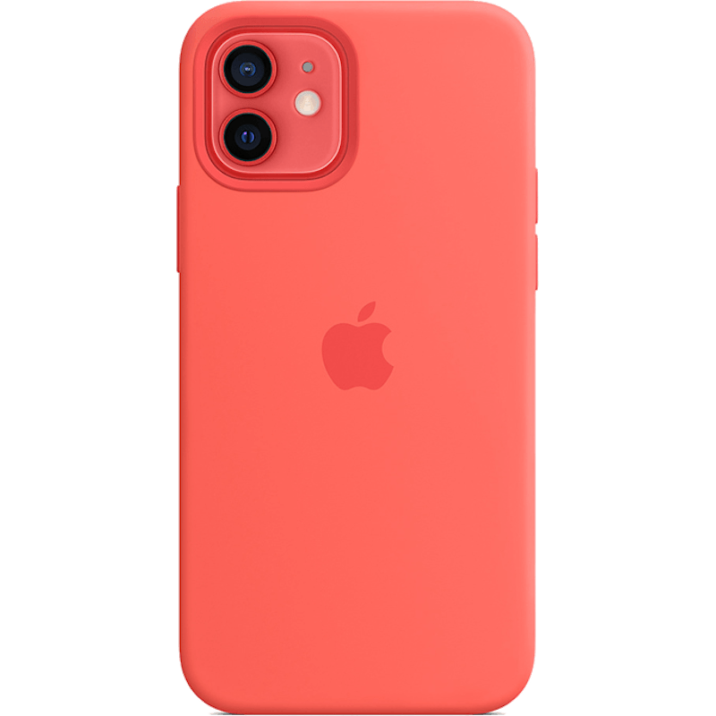 Etui Silicone Apple Case z MagSafe iPhone 12 różowe