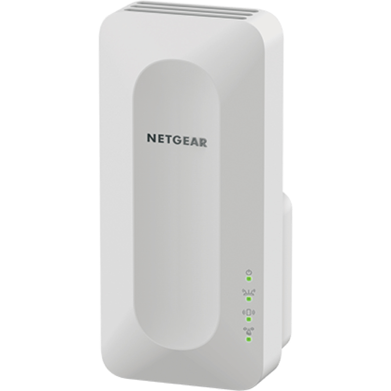 NETGEAR ROUTER AX1800 EAX15-100 bialy front skos