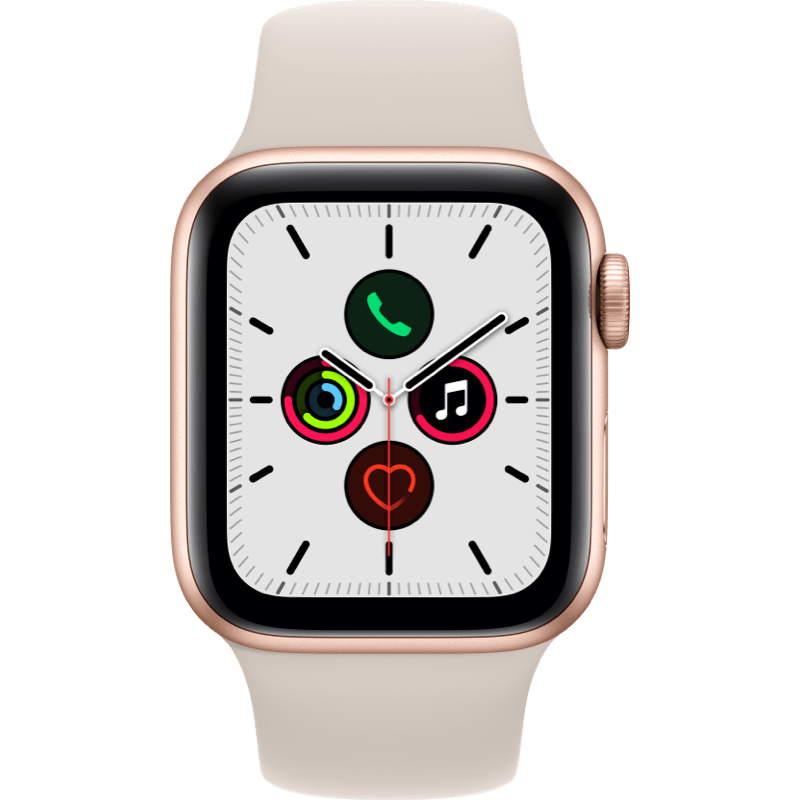 Apple Watch SE 40mm zloty band front
