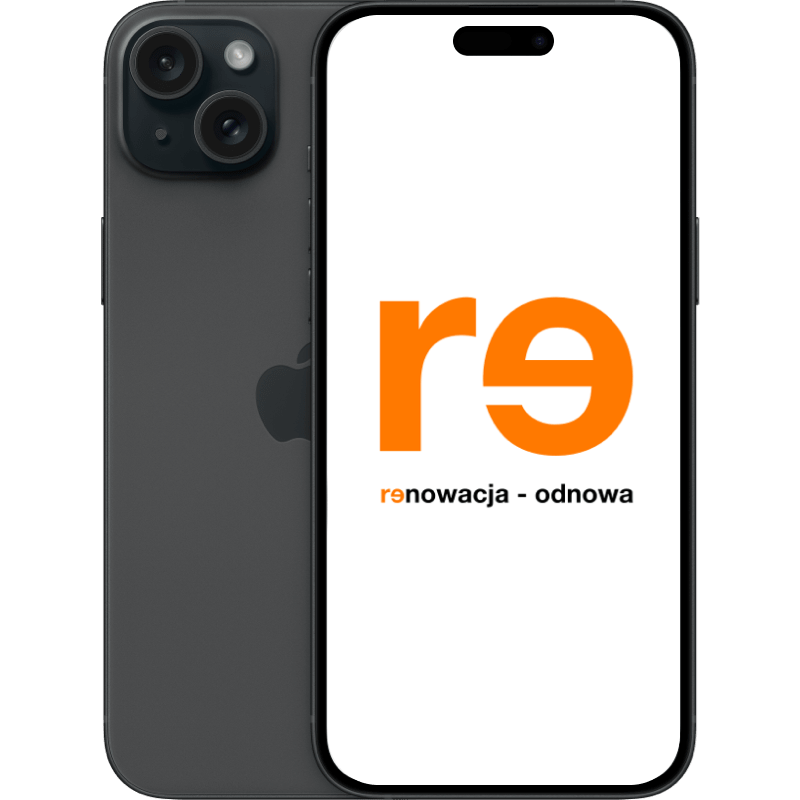 iPhone 15 Plus 5G - outlet czarny front
