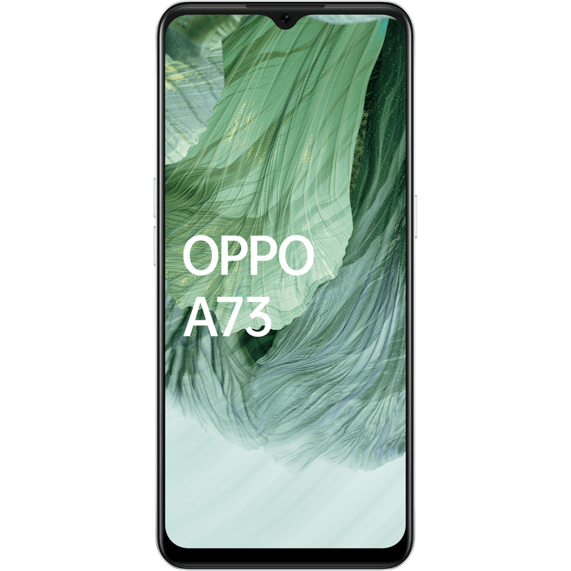 OPPO A73 bialy front