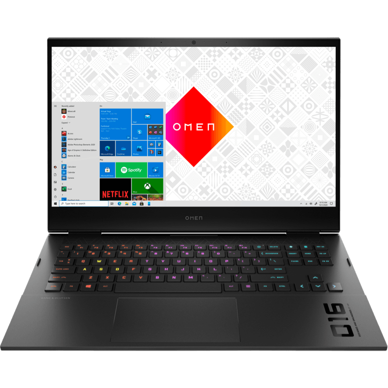 HP OMEN 16-C0220NW czarny front