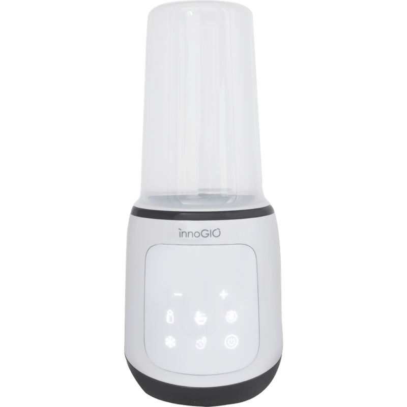 INNOGIO Giowarm Smart cyfrowy podgrzewacz do butelek i sterylizator biały front