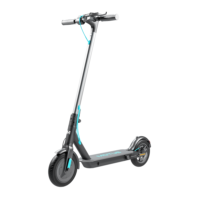 Hulajnoga elektryczna Motus Scooty 10 Lite GEN 5 szara z przodu