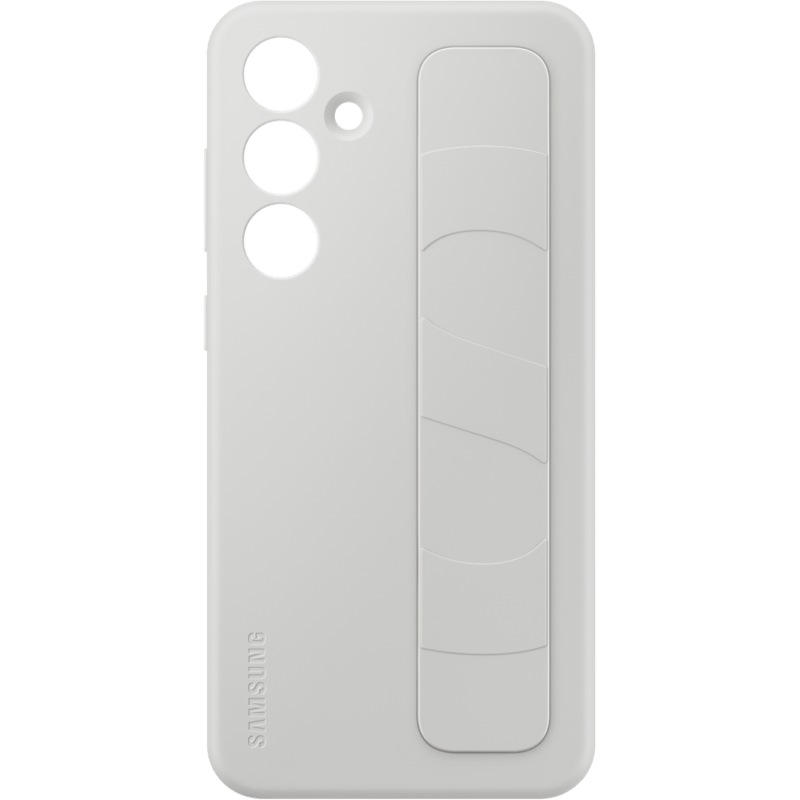 Etui Standing Grip Case Samsung Galaxy S24 FE 5G szare tył