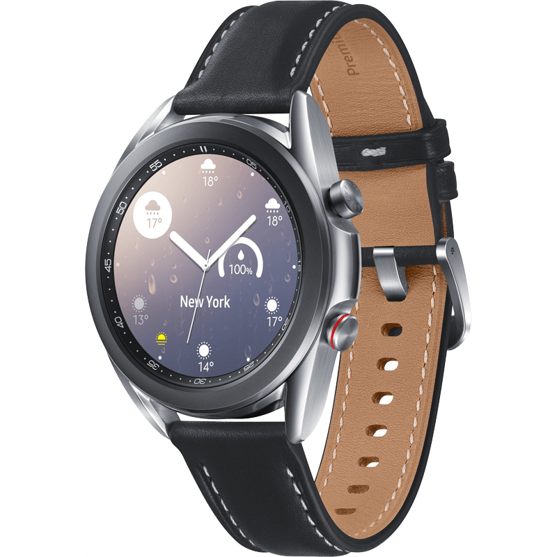 Samsung Galaxy Watch Active 3 41mm srebrny lewy