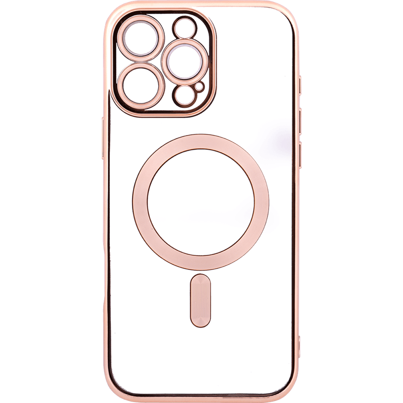 Etui WG Magic Eye Magnet iPhone 16 Pro Max złote tył