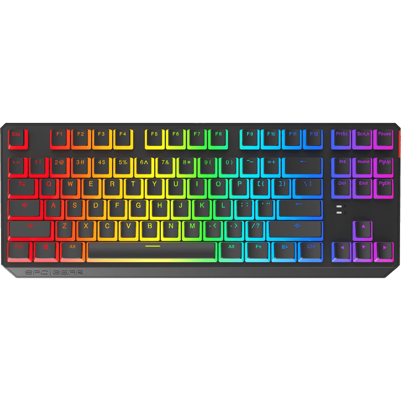 Klawiatura gamingowa SPC Gear GK630K Pudding Tournament Kailh Red RGB