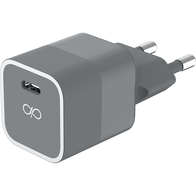 Szybka ładowarka sieciowa Force Power GAN 30W z recyklingu, front
