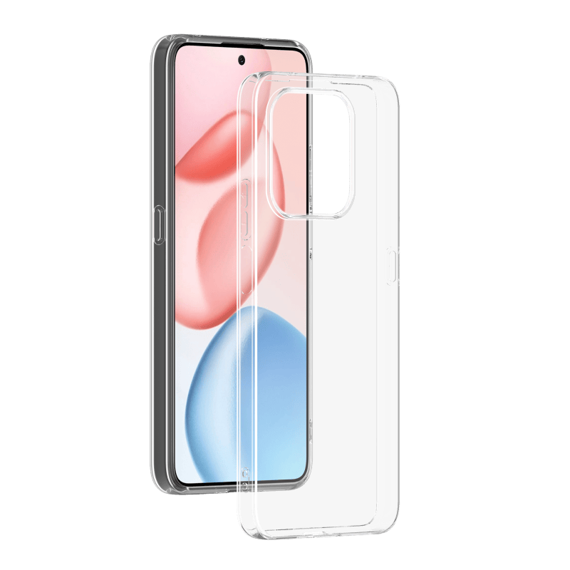 Etui ochronne silikonowe Honor 400 Smart BB przezroczyste front i tył skos
