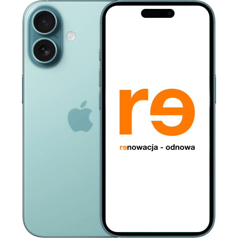 iPhone 16 5G - outlet zielony front