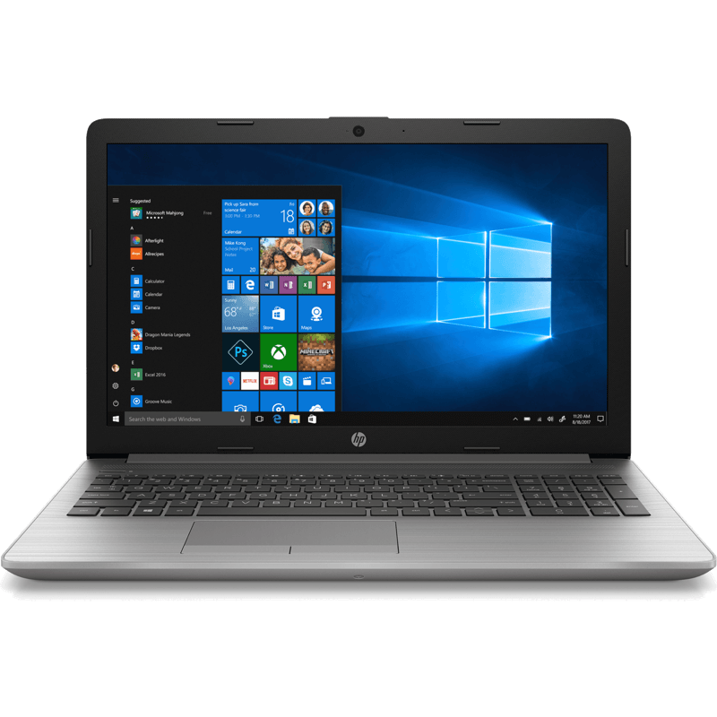 HP 255 G7 2020 srebrny front