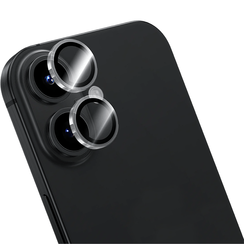Szkło ochronne na kamery Force Glass z dożywotnią gwarancją iPhone 16/16 Plus BB front