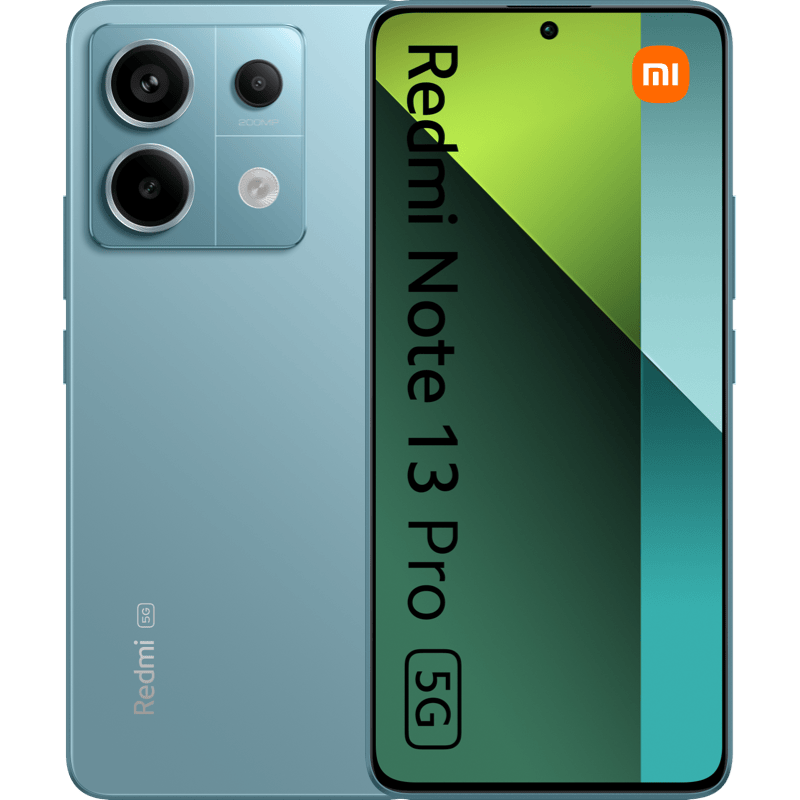 Xiaomi Redmi Note 13 Pro 5G niebieski front i tyl