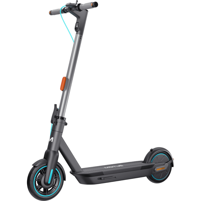 Hulajnoga elektryczna Motus Scooty 10 2023 szara front_prawy_obrot