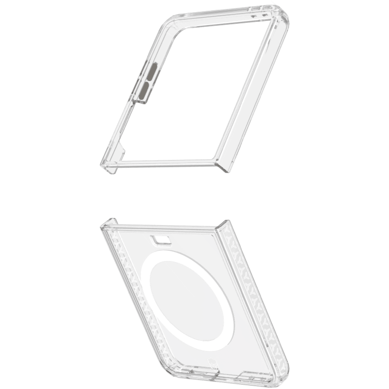 Etui Force Case DUO SAMSUNG GALAXY Z FLIP 7 z dożywotnią gwarancją BB przezroczyste tył prawy skos 2