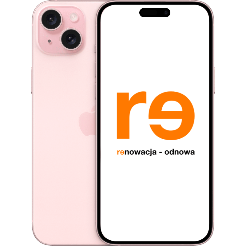 iPhone 15 Plus 5G - outlet rozowy front