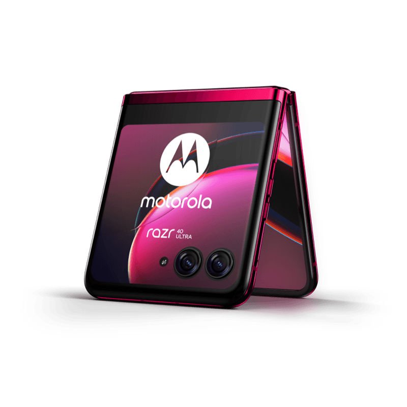 Motorola razr 40 ultra 5G 256GB czerwona front skos