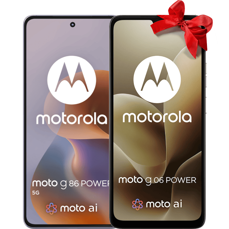 motorola moto g86 5G power 12/256 GB + motorola moto g06 power 4/64GB