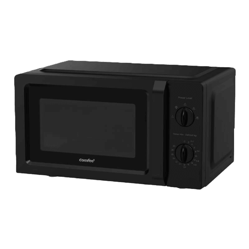 MIDEA Kuchenka Mikrofalowa COMFEE czarna front lewy skos