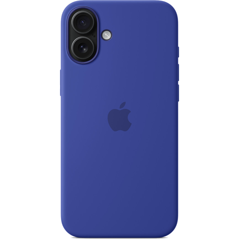 Etui iPhone 16 Plus Silicone Case with MagSafe ultramarine-niebieski tył