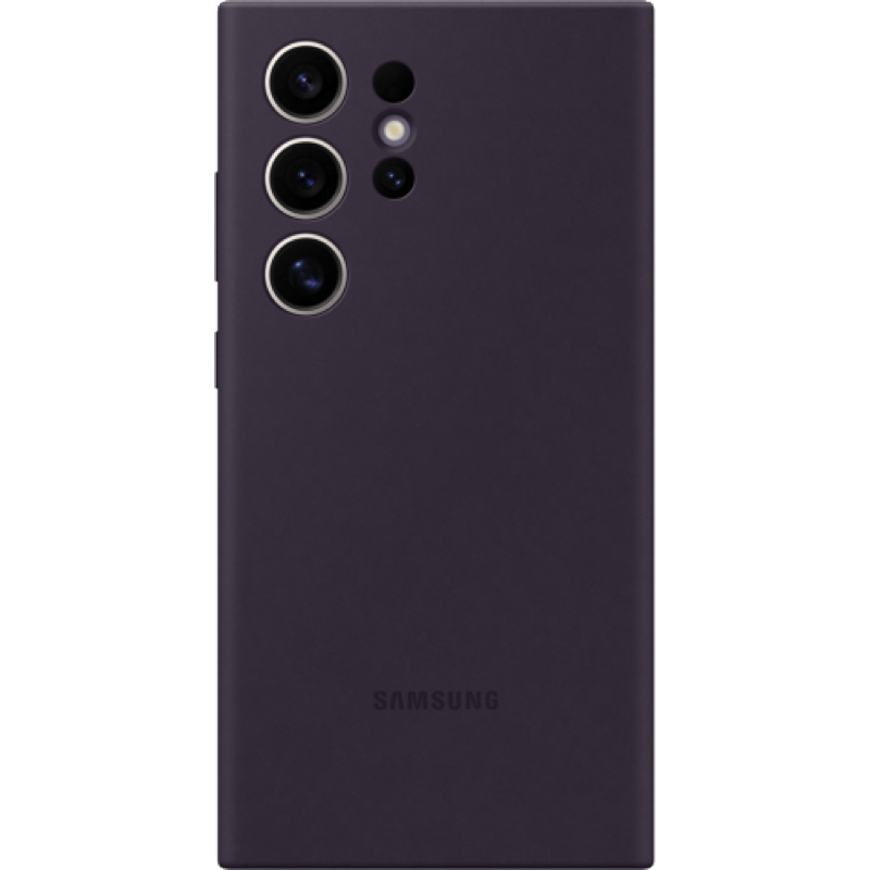 Etui Samsung Silicone Case do Samsung Galaxy S24 Ultra 5G fioletowe tył
