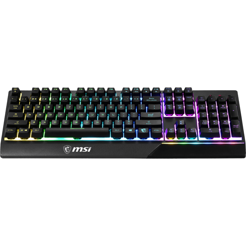 Klawiatura gaming MSI Vigor GK30 US czarna front