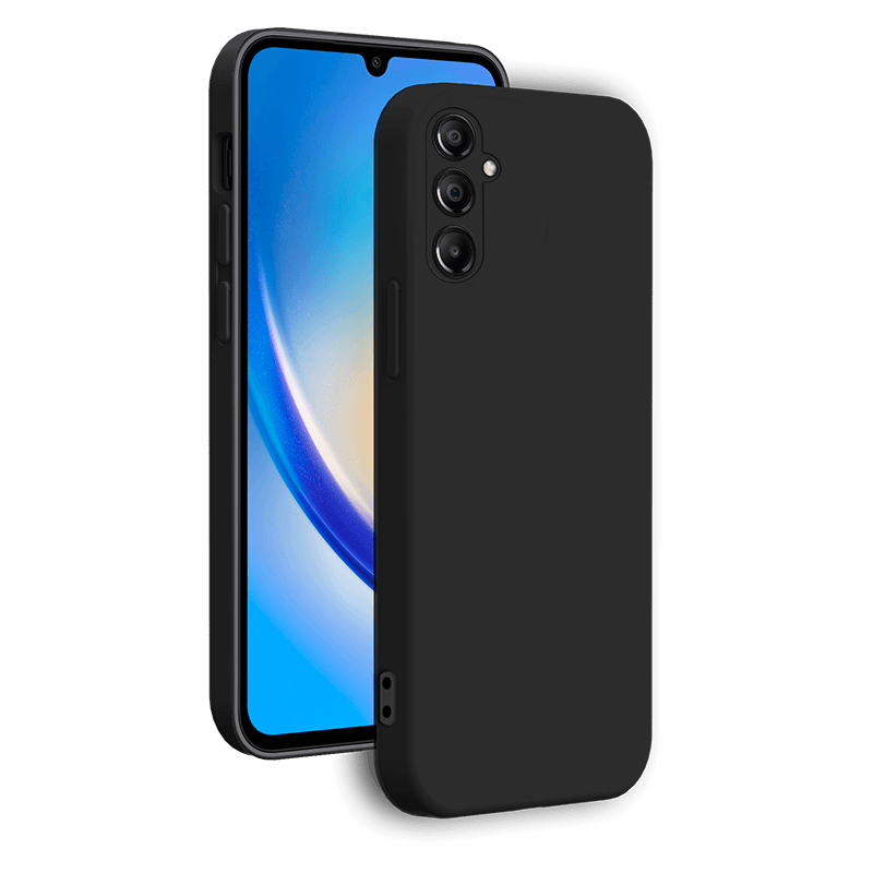 Etui silikonowe ochronne z paskiem Samsung A14 4G/5G BB czarne