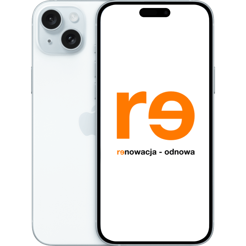 iPhone 15 Plus 5G - outlet niebieski front
