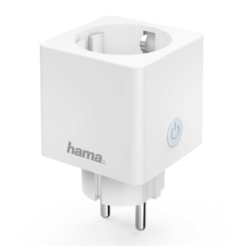 Hama Gniazdko Wi-Fi 16A 3680W biale front