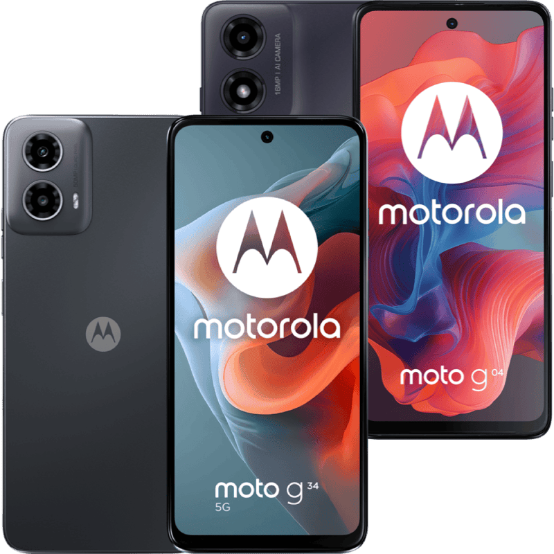 Motorola moto g34 5G 8/128GB + Motorola moto g04 8/128GB cena
