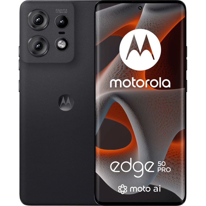 Motorola edge 50 pro 5G 12/512GB czarny front