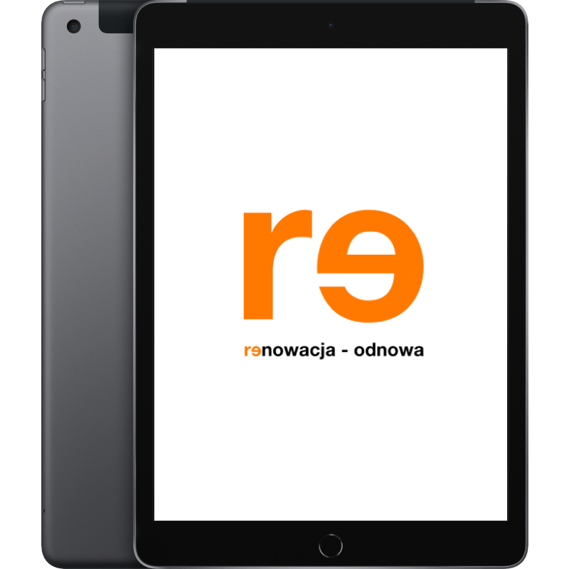 Odnowiony iPad 10,2 64 GB szary front