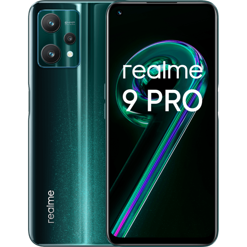 realme 9 Pro zielony front