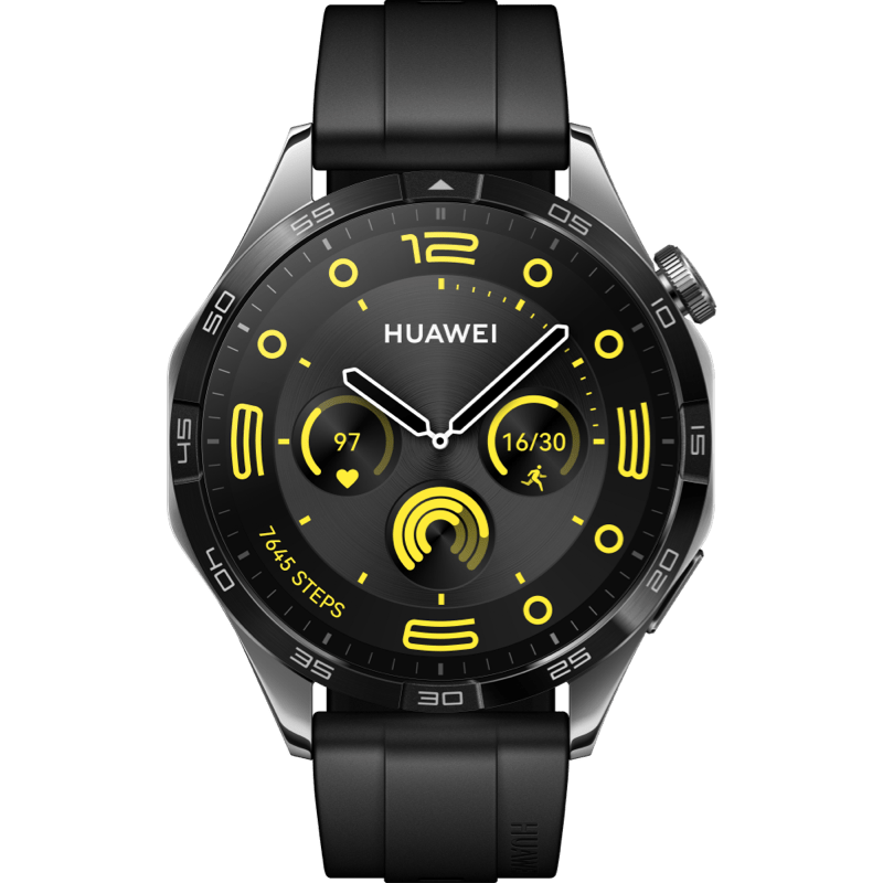 Huawei Watch GT 4 46mm Active czarny front