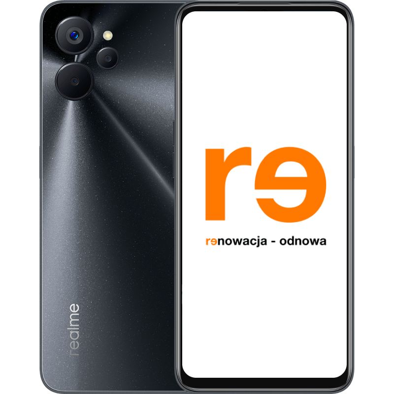 realme 9i 5G 4/64GB - outlet czarny front