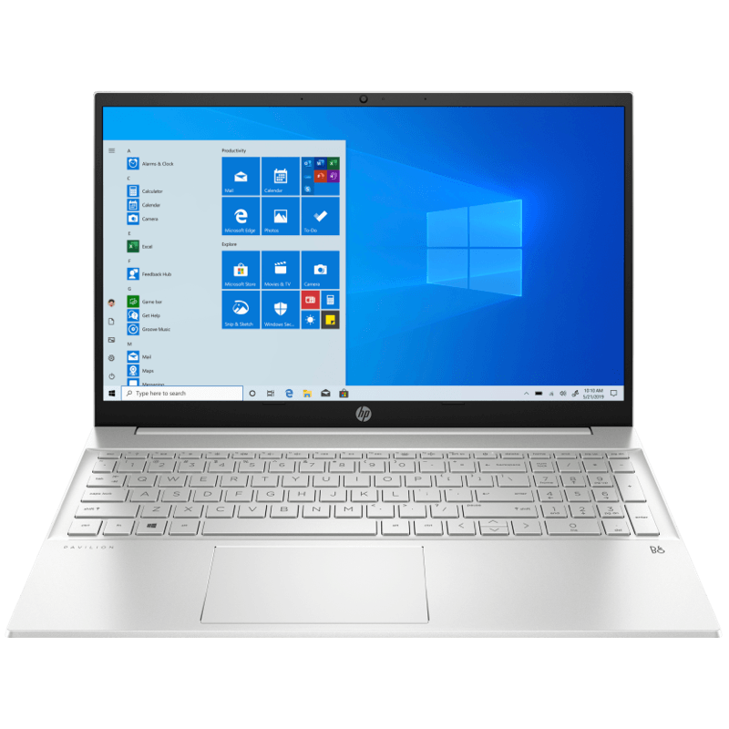 HP Pavilion15-EH0034NW srebrny front