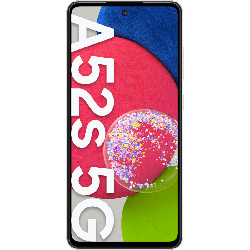 Samsung Galaxy A52s 5G bialy front