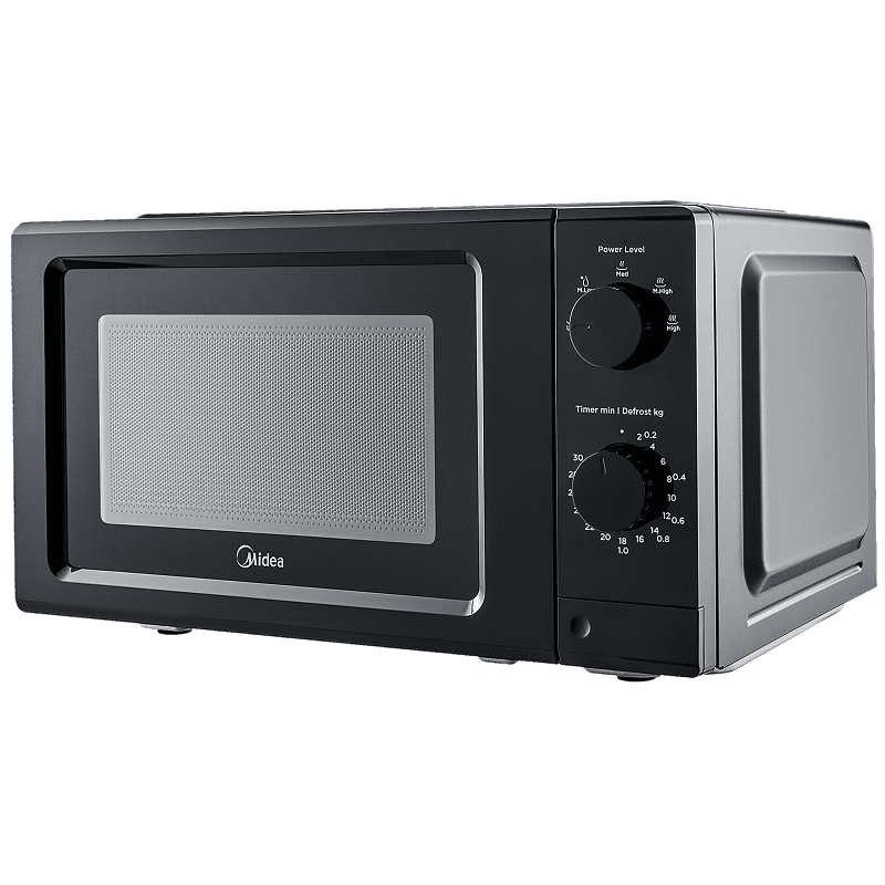 MIDEA Kuchenka Mikrofalowa COMFEE czarna front lewy skos 1