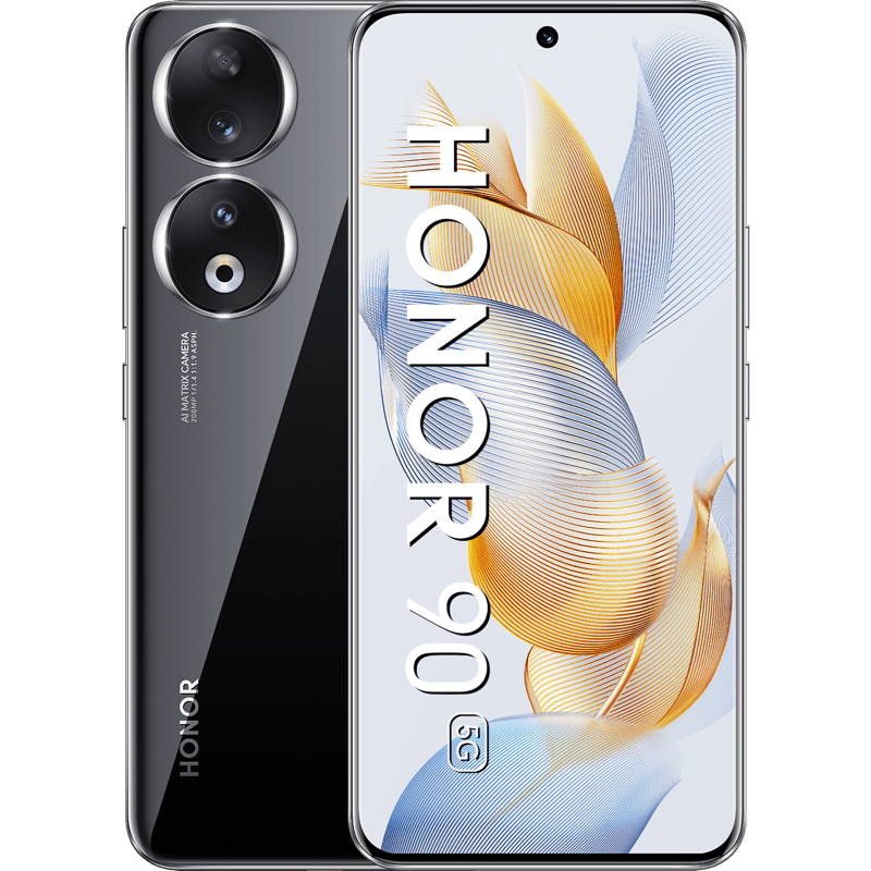 HONOR 90 5G czarny front i tyl